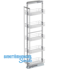 VS TAL Larder 5 Hochschrankauszug Set Saphir KB 300 mm Silber/Chrom VS TAL Larder 5 Hochschrankauszug Set Saphir KB 300 mm Silber/Chrom