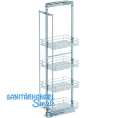 VS TAL Larder 5 Hochschrankauszug Set Saphir KB 400 mm Silber VS TAL Larder 5 Hochschrankauszug Set Saphir KB 400 mm Silber