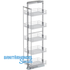 VS TAL Larder 5 Hochschrankauszug Set Saphir KB 400 mm Silber VS TAL Larder 5 Hochschrankauszug Set Saphir KB 400 mm Silber
