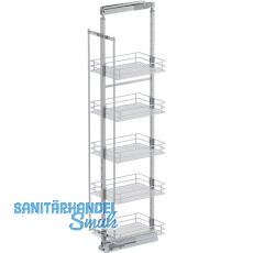 VS TAL Larder 6 Hochschrankauszug Set Saphir KB 400 mm Silber VS TAL Larder 6 Hochschrankauszug Set Saphir KB 400 mm Silber