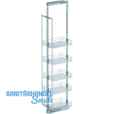 VS TAL Larder 7 Hochschrankauszug Set Saphir KB 400 mm Silber