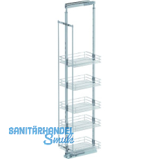 VS TAL Larder 7 Hochschrankauszug Set Saphir KB 400 mm Silber/Chrom VS TAL Larder 7 Hochschrankauszug Set Saphir KB 400 mm Silber/Chrom