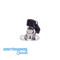 Zylinder Schiebetür-Druckschloss zum Aufschrauben, Stahl vernickelt Zylinder Schiebetür-Druckschloss zum Aufschrauben, Stahl vernickelt