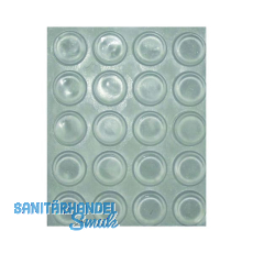 TDK1 T�ranschlagd�mpfer selbstklebend, rund, �13 x 4, Kunststoff transparent