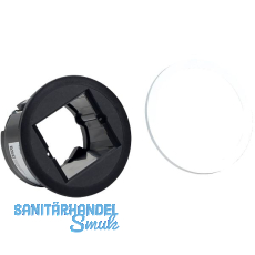 BACHMANN Einbaumodul PIX, für 1 Keystone-Modul, + Zierring schwarz, weiß BACHMANN Einbaumodul PIX, für 1 Keystone-Modul, + Zierring schwarz, weiß