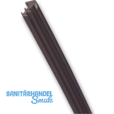 P9003 T�ranschlagprofi, Fr�sbreite 2.2, Fr�stiefe 6, Weichgummi rustikalbraun