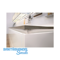 LED-Profilabdeckung zu Griffmulde Aktor L-Profil, 5000mm, opal LED-Profilabdeckung zu Griffmulde Aktor L-Profil, 5000mm, opal