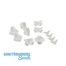 REHAU Formteile-Set Rauwalon slim-line Kunststoff Weiß REHAU Formteile-Set Rauwalon slim-line Kunststoff Weiß