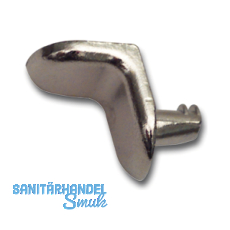 Steckbodentr�ger FIX 1, Bohr � 5 mm, Zink vernickelt, VPE 1000 ST