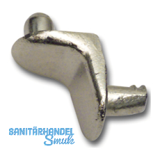 Steckbodenträger FIX 2, Fixierzapfen, Bohr ø 5 mm, Zink vernickelt, VPE 1000 ST Steckbodenträger FIX 2, Fixierzapfen, Bohr ø 5 mm, Zink vernickelt, VPE 1000 ST