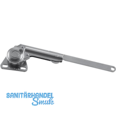 LAMP� Hochstellst�tze NSDX 35, LINKS, �ffnungswinkel 80�-90�-100�,FE vernickelt