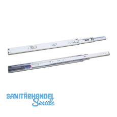 Kugelk�figf�hrung L46199 Vollauszug-Softclose, L�nge 650mm, Stahl verzinkt