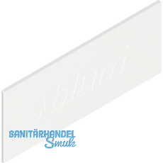 BLUM TANDEMBOX antaro Abdeckkappe Logo "blum", Kunststoff Seidenwei�
