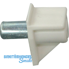 Steckbodentr�ger Safety, Bohr � 5 mm, Kunststoff wei�, VPE 100 ST