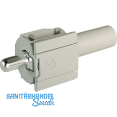 Steckbodenträger Kintai, Bohr ø 5 mm, Stahl vernickelt/Kunststoff grau Steckbodenträger Kintai, Bohr ø 5 mm, Stahl vernickelt/Kunststoff grau