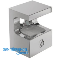 ITALIANA FERRAMENTA Glasbodentr�ger KRISTAL zum Schrauben, Glas 8 mm, vernickelt