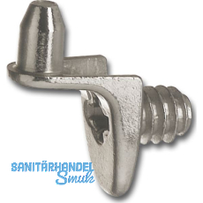 Bodenträger Drill zum Anschrauben, Bohr ø 5 mm, Zink vernickelt, VPE 100 ST Bodenträger Drill zum Anschrauben, Bohr ø 5 mm, Zink vernickelt, VPE 100 ST