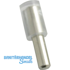 Glasbodentr�ger Claudia zum Stecken, Bohr � 3 mm, Stahl vernickelt