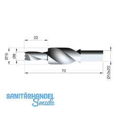 HSS Bohrer f�r Steckbodentr�ger Kintai