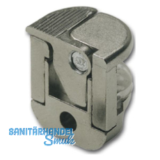 EFFEGI BREVETTI Glasbodentr�ger Alfa Glass Lock Stop zum Anschrauben, vernickelt