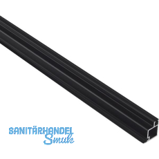 ALUMIS Smartcube Profil unten mit Laufschiene Alu schwarz ALUMIS Smartcube Profil unten mit Laufschiene Alu schwarz