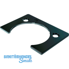 KIMANA Distanzplatte zu Klappenband, H�he 1,5 mm vernickelt dunkelgrau