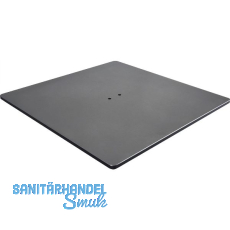 SIMAUSROM Bodenplatte Amila 450 x 450 mm Edelstahl gebürstet SIMAUSROM Bodenplatte Amila 450 x 450 mm Edelstahl gebürstet