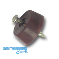 Bodenträger FLAT zum Einschlagen, ø 15 mm, Kunststoff braun Bodenträger FLAT zum Einschlagen, ø 15 mm, Kunststoff braun