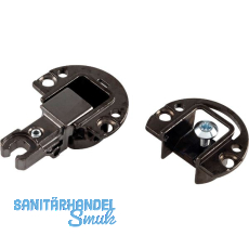 KIMANA SKIN Klappenband, 3-teilig, Zamak vernickelt dunkelgrau KIMANA SKIN Klappenband, 3-teilig, Zamak vernickelt dunkelgrau