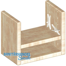 Fachbodenklemme, Bohr � 3 mm, Kunststoff natur, VPE 100 ST