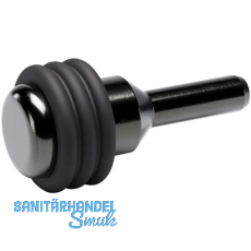 Glasbodentr�ger Petra zum Stecken, Bohr � 3 mm, Stahl vernickelt schwarz