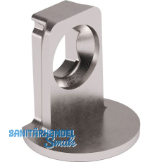 Tablar-Bodentr�ger Maori, Anschrauben, Tablarst�rke 19, Bohr � 3 mm, Zamak vern.