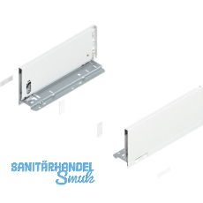 BLUM LEGRABOX pure Zarge H�he K, NL 300, Seidenwei�-matt