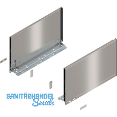 BLUM LEGRABOX pure Zarge H�he F, NL 400, INOX (Anti-Fingerprint)