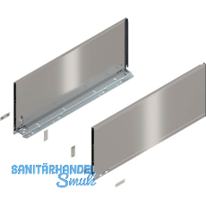 BLUM LEGRABOX pure Zarge H�he F, NL 600, INOX (Anti-Fingerprint)