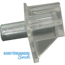 Steckbodentr�ger Safety, Bohr � 5 mm, Kunststoff glasklar, VPE 1000 ST