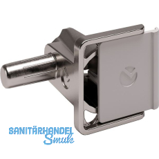 Steckbodenträger Kalipso, Zamak vernickelt Steckbodenträger Kalipso, Zamak vernickelt