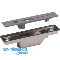 Bremsklappenhalter KIARO EASY Frontbefestigung zum Einfr�sen, Zamak grau