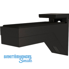 Tablar-Klemmträger Kalabrone, Materialstärke 8-30 mm, Zinkdruckguss schwarz matt Tablar-Klemmträger Kalabrone, Materialstärke 8-30 mm, Zinkdruckguss schwarz matt