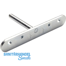 ITALIANA FERRAMENTA Befestigungsplatte Triade Maxi/XXL Bohrtiefe 60 mm, verzinkt ITALIANA FERRAMENTA Befestigungsplatte Triade Maxi/XXL Bohrtiefe 60 mm, verzinkt