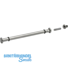 Glastablartr�ger Verona-Holzmontage 200 x �12 mm, Stahl verchromt matt