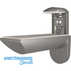 ITALIANA FERRAMENTA Tablar-Klemmträger Kaiman Maxi, Stärke 39-73mm, silberfarbig ITALIANA FERRAMENTA Tablar-Klemmträger Kaiman Maxi, Stärke 39-73mm, silberfarbig