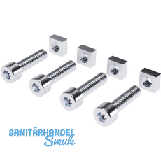 Schraubenset Tablarträgerschiene Triade, Stahl verzinkt Schraubenset Tablarträgerschiene Triade, Stahl verzinkt