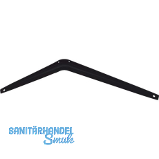 Konsole starr, Höhe 185 mm, Tiefe 245 mm, Stahlblech schwarz pulverbeschichtet Konsole starr, Höhe 185 mm, Tiefe 245 mm, Stahlblech schwarz pulverbeschichtet