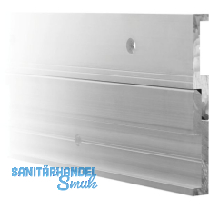 SOLIDO Paneelaufhänger Basic 2000, Höhe 40 mm, Tiefe 8 mm, Länge 2000 mm, Alu SOLIDO Paneelaufhänger Basic 2000, Höhe 40 mm, Tiefe 8 mm, Länge 2000 mm, Alu