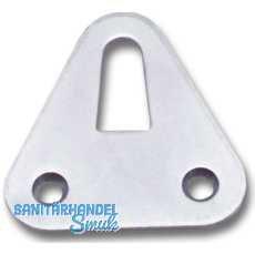 Aufhängeösen, 47 x 47 x 2 mm, Stahl verzinkt Aufhängeösen, 47 x 47 x 2 mm, Stahl verzinkt