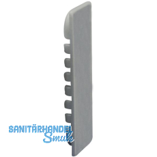 CAMAR Abdeckkappe zu Schrankaufh�nger 816AS, Kunststoff silberfarbig