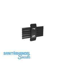 CAMAR Endst�ck 821/12/15 zu Anwendungsschiene, Kunststoff schwarz