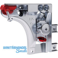 ITALIANA FERRAMENTA Schrankaufhänger Libra H6 links, Stahl verzinkt ITALIANA FERRAMENTA Schrankaufhänger Libra H6 links, Stahl verzinkt