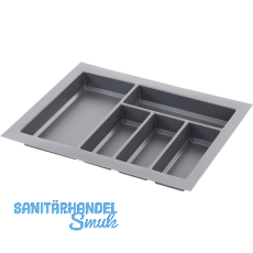 AGOFORM Besteckeinsatz Classico 450/60 Kunststoff Schiefergrau AGOFORM Besteckeinsatz Classico 450/60 Kunststoff Schiefergrau